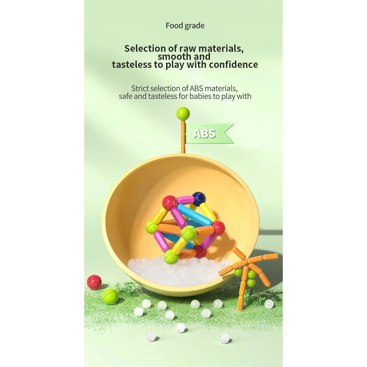 Magnetic Montessori Construction Set - goodsgalore