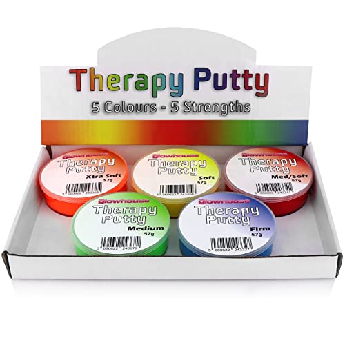 Set of 5 x Therapy Putty - goodsgalore