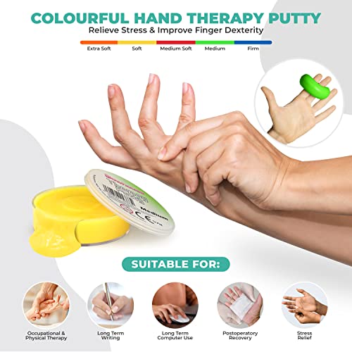 Set of 5 x Therapy Putty - goodsgalore